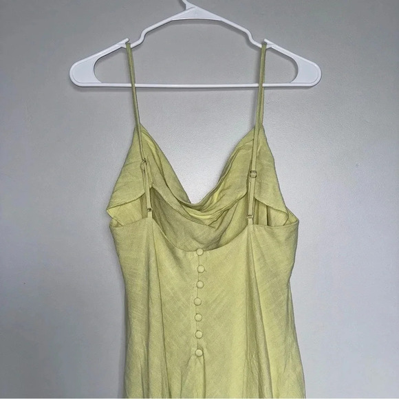 Princess Polly CHERI MINI DRESS GREEN shift cowl neck size 8 - Picture 5 of 6